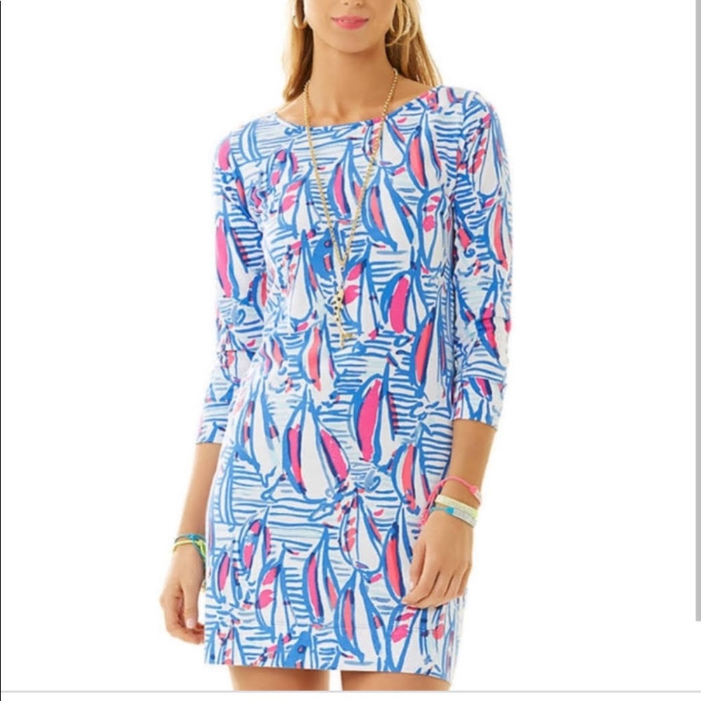 Lilly Pulitzer Marlowe Dress in Red Right Return